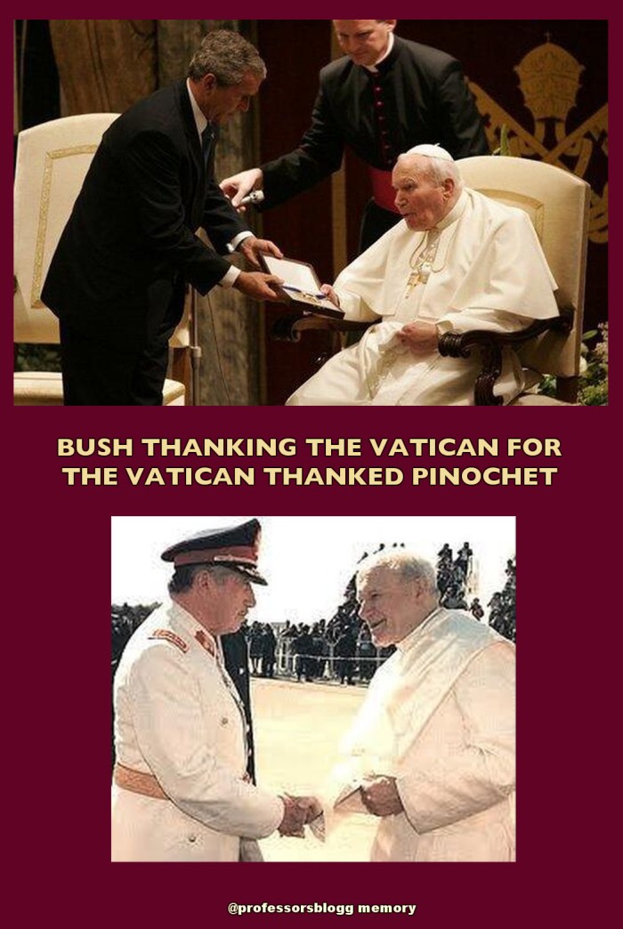 bush inoco pope to publish