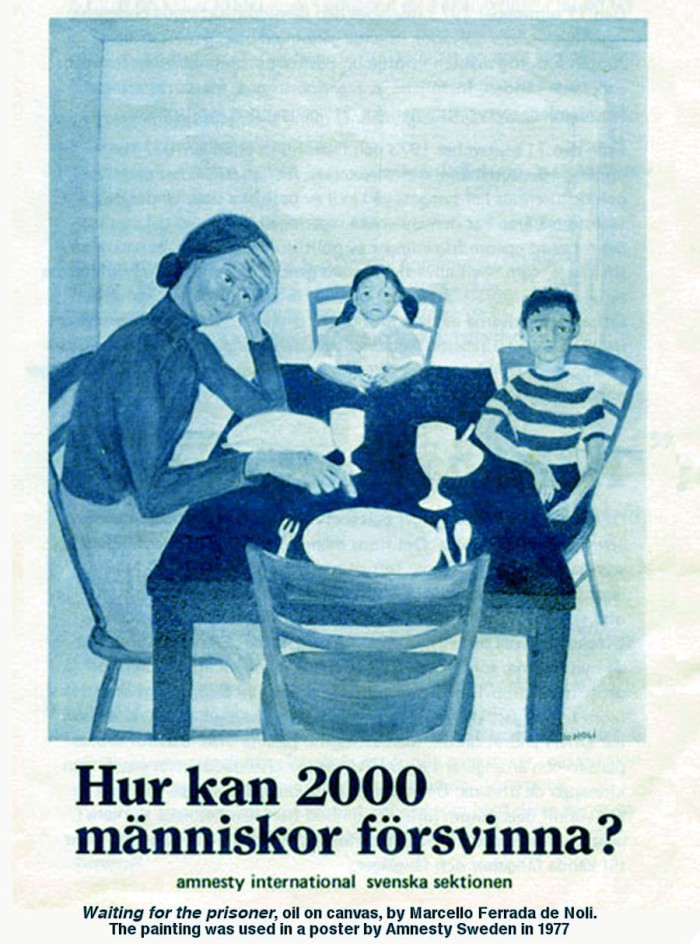 3 Poster Amnesty Sweden 1977 'waiting for the prisoner'